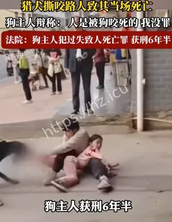 烈犬撕咬路人致死